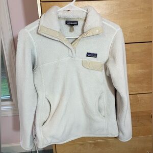 XXS Patagonia white pullover